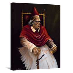 "The Reluctant Pope of San Pedro" (Limited Edition Print): Adam Stone Art - Gallery Wrap