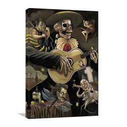 "Dia de los Muertos" (Limited Edition Print): Adam Stone Art - Gallery Wrap